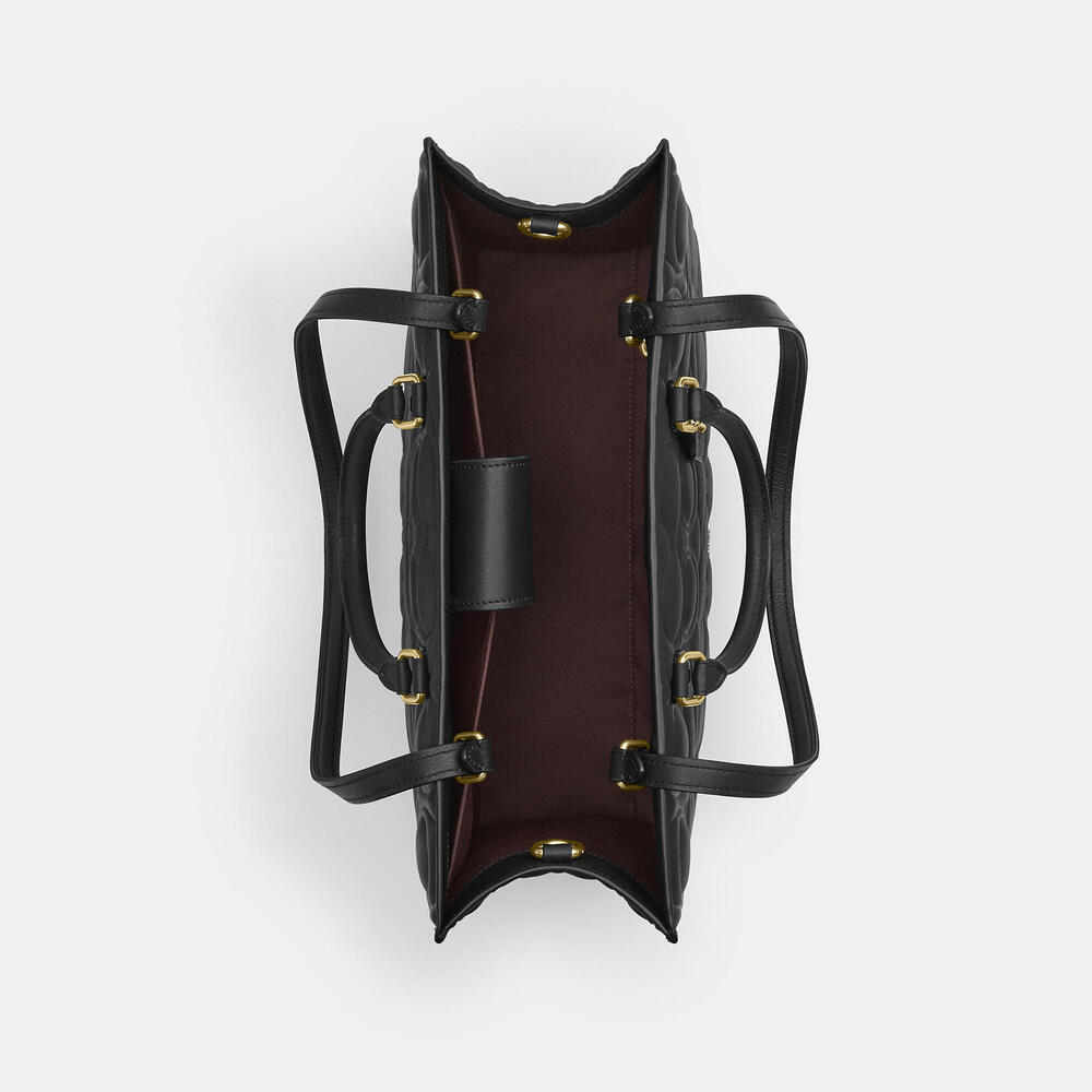 Maggie Tote Bag In Signature Leather